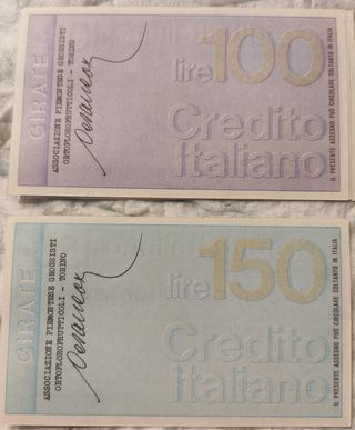 Miniassegni Bancari Italiani - Lotto 28 pezzi