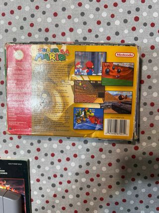 Super Mario 64 Nintendo 64 Caja y Manual