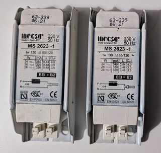 2 Reactancias Electrónicas INESA MS 2623-1