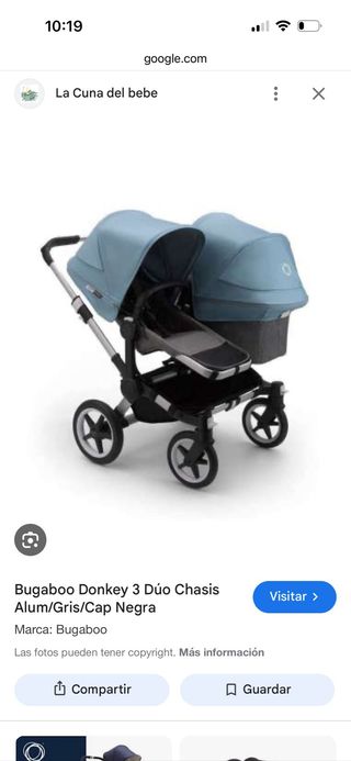 Bugaboo Donkey 3 Gemelar Completo