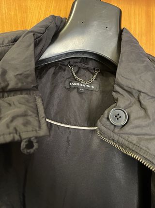 Giacca lunga donna nera