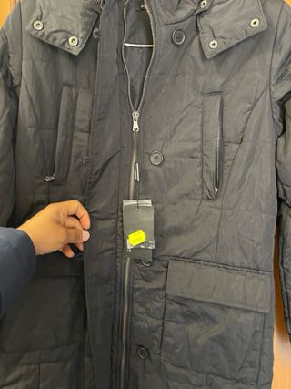 Giacca lunga donna nera