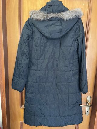 Giacca lunga donna nera