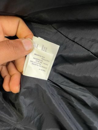 Giacca lunga donna nera