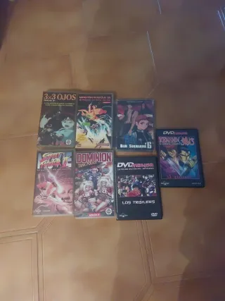 Lote Películas Manga Anime DVD VHS