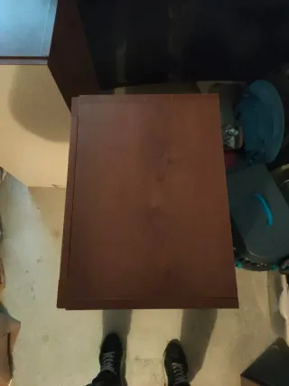 Mobiletto da muro in sughero e legno