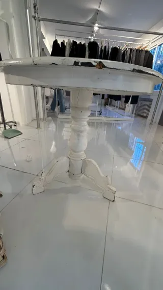 Set de muebles de madera blanca estilo vintage