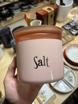 Barattolo ermetico Salt oro e rosa