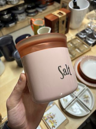 Barattolo ermetico Salt oro e rosa