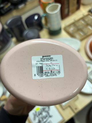 Barattolo ermetico Salt oro e rosa