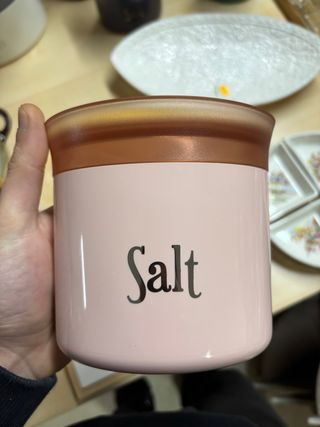 Barattolo ermetico Salt oro e rosa
