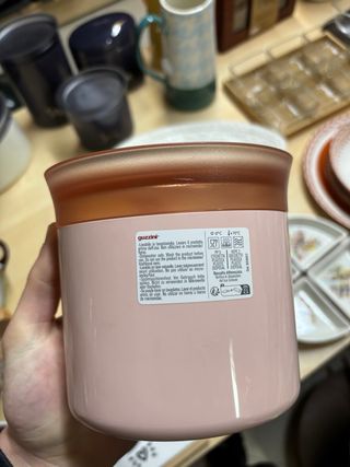 Barattolo ermetico Salt oro e rosa