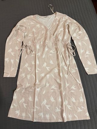 Camicia da notte premaman allattamento S