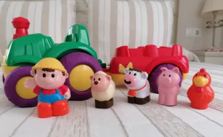 Tractor musical con animales