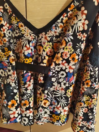 Blusa Zara flores