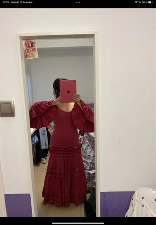 Vestido Flamenco Rojo con Lunares