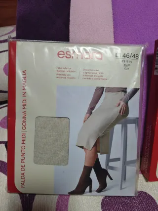 Falda punto midi Esmara T.46/48