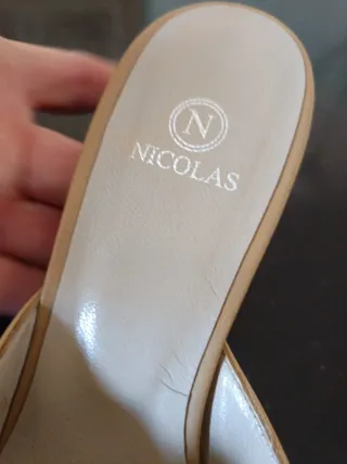 Zapatos de piel Nicolas color camel