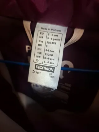 Chaqueta de esquí para niña