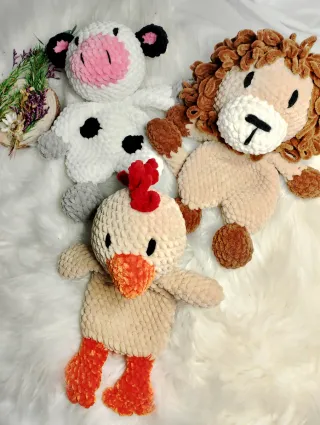 Peluche de apego hecho a mano