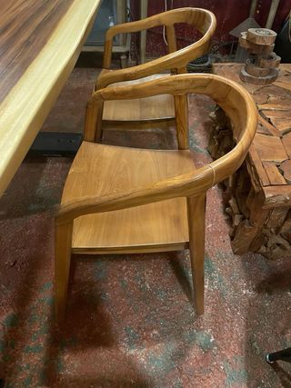 Silla Teca Natural Diseño