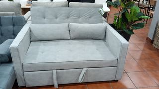 Sofá Cama Gris 132cm