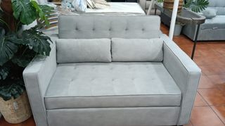Sofá Cama Gris 132cm