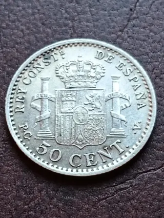 Moneda 50 céntimos 1904*1*0 Plata