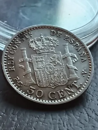 Moneda 50 céntimos 1904*1*0 Plata