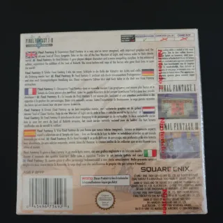 Final Fantasy IV y I-II GBA Precintados