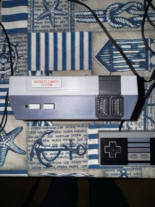 Consola tipo Nintendo NES – retro – con juegos