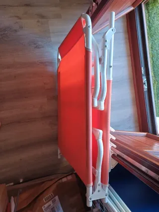 Pareja de Tumbonas Hamo IKEA Naranja