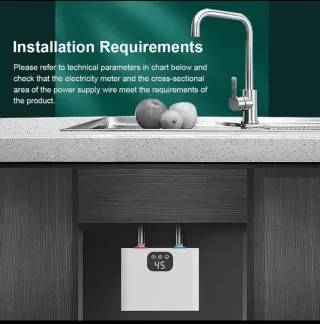 Calentador Agua Briwellna 220V 5500W