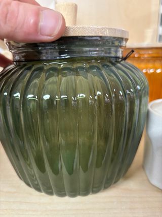 Biscottiera Tognana in Vetro e Bamboo 1,3L