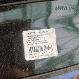 Set 2 Vasi Balconette Rosa e Nero