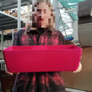 Set 2 Vasi Balconette Rosa e Nero