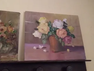 Cuadros de Flores Pintadas