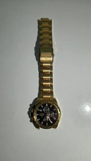 Reloj Festina Cronógrafo Dorado Negro