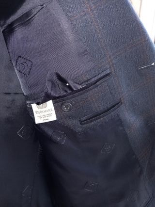 Americana Canova's Club azul cuadros