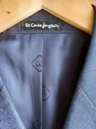 Americana Canova's Club azul cuadros