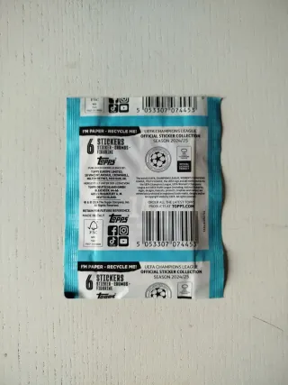 Sobres cromos Champions League Topps 2024/25