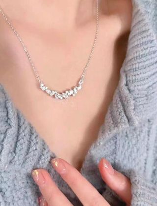 Collar plata con circonitas