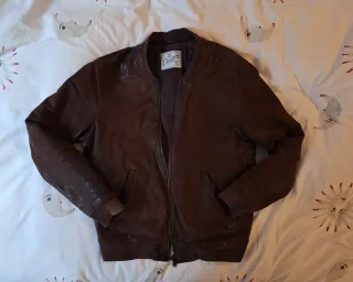 Cazadora Cuero Chevignon Marrón