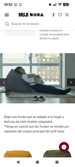 Puf - Puff Muji gris