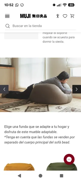 Puf - Puff Muji gris