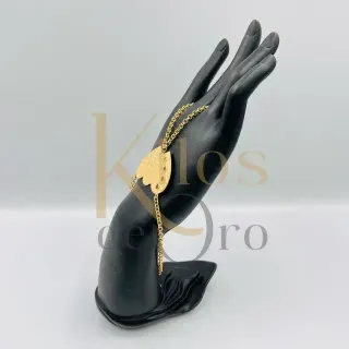 PULSERA MANITA DOBLE CORAZON.