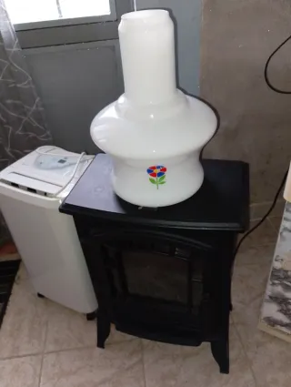 Paralume in vetro anni '70