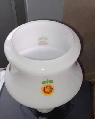 Paralume in vetro anni '70
