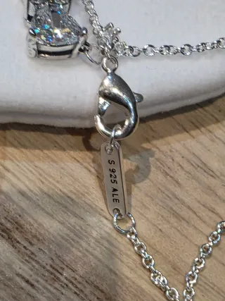 Conjunto Pandora Lazo Plata Ley 925