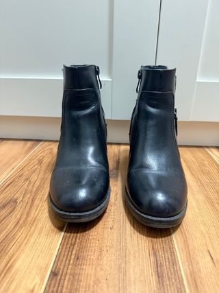 Botines negros tacón mujer